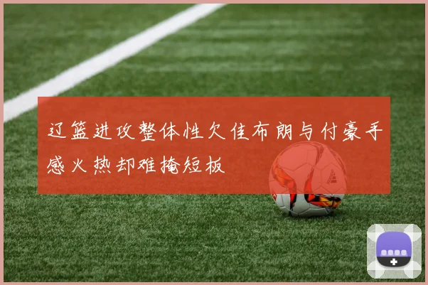 辽篮进攻整体性欠佳布朗与付豪手感火热却难掩短板